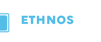 Logo Ethnos AI blanc