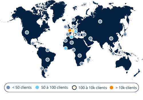 Implantation mondiale Soft Concept