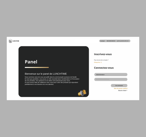 Portail d'accès pour vos panélistes